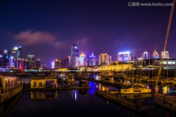 青岛奥帆基地 夜景