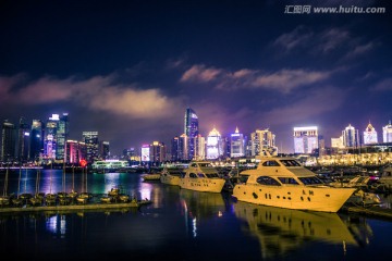 青岛奥帆基地夜景