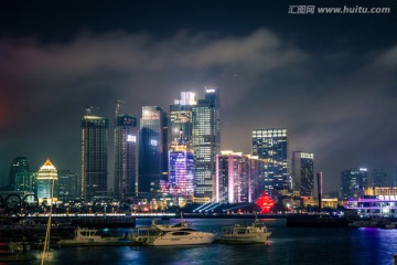 青岛奥帆基地 五四广场夜景