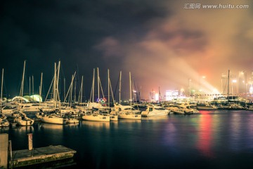 青岛奥帆基地夜景