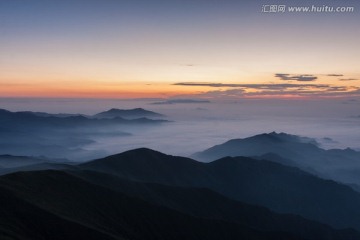 五台山晨曦