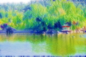 在水一方 電腦畫