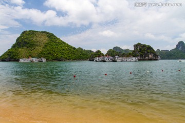 越南海上桂林 天堂岛风光