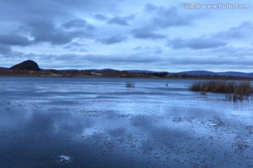 坝上风光 将军泡子晨景