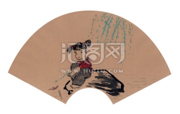 裝飾畫女孩 插畫 掛畫