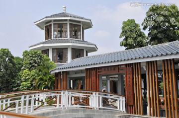 广州生物岛 水墨园