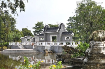 广州生物岛 水墨园