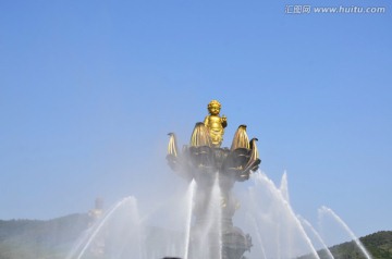 灵山大佛  九龙灌浴