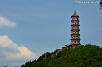 北京玉泉山宝塔