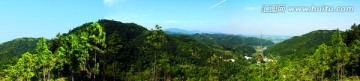 赣州峰山全景