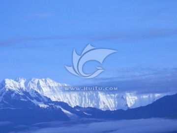尼泊尔风光安纳普尔纳雪山