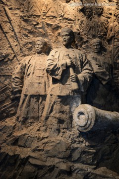 刘公岛甲午战争博物馆中的雕塑