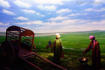 蒙古人生活场景 模拟