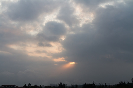 一米阳光 天空