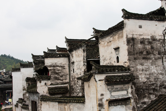 李坑村 背景素材