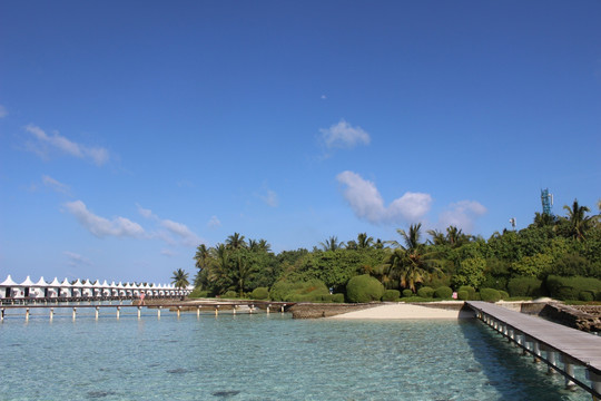 马尔代夫哈库拉岛海景