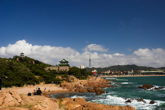 青岛鲁迅公园 水族馆远景