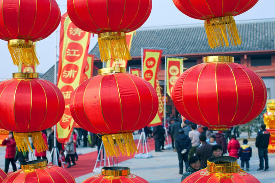 赶庙会 民俗 庙会 游园 节日