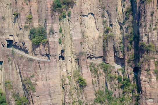 万仙山 郭亮村 挂壁公路