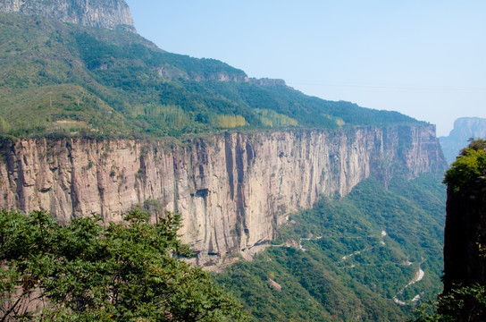 万仙山 郭亮村 挂壁公路