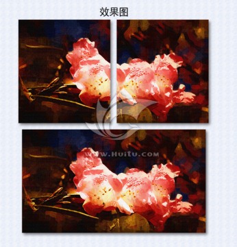 花卉無框畫