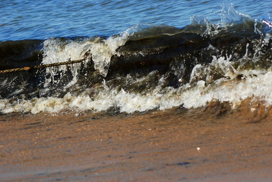 北戴河 沙滩 海水 海边 海浪