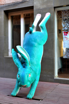 北京七九八兔子雕塑