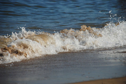 北戴河 沙滩 海水 海边 海浪