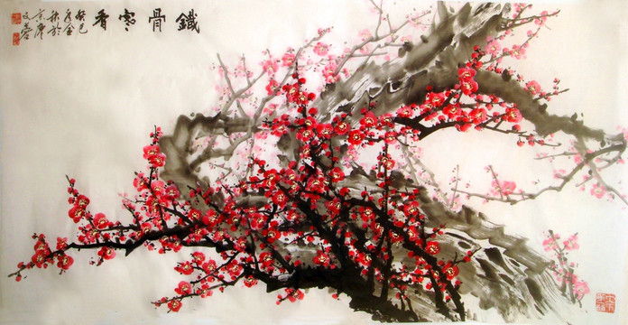 國(guó)畫梅花