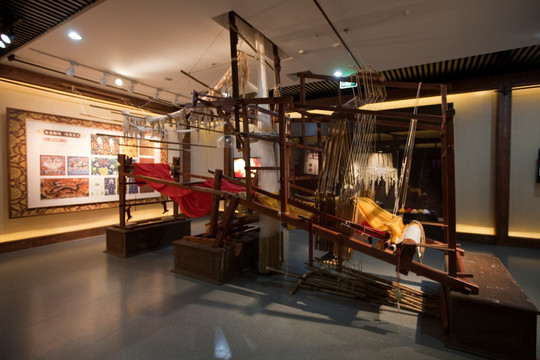 江宁织造博物馆 展厅 纺织机