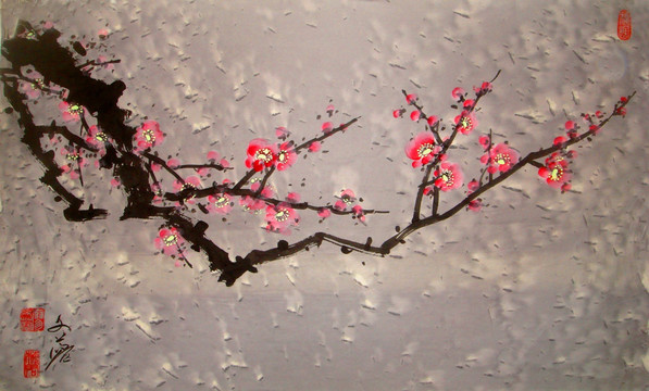 國(guó)畫梅花