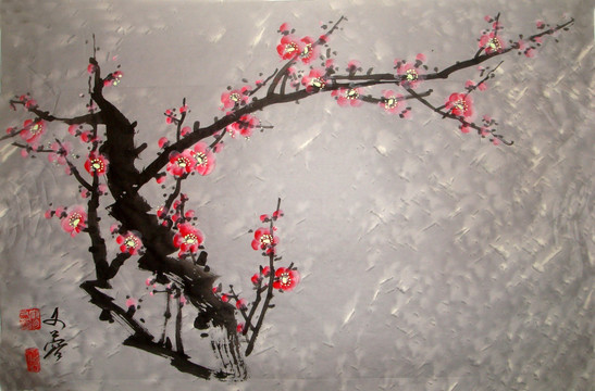 國(guó)畫(huà)梅花