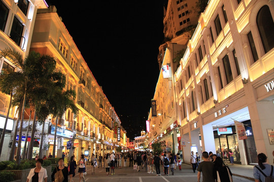 厦门中山路步行街夜景