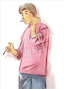 休閑的自己