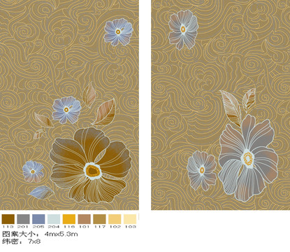 地毯 花纹 底纹 图案设计
