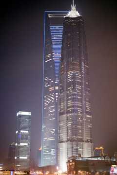 上海 陆家嘴 夜景 都市 现代