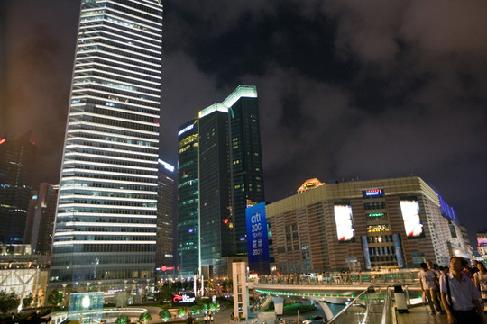 上海 陆家嘴 夜景 都市 现代