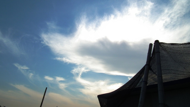 蓝天 白云 有气势的云