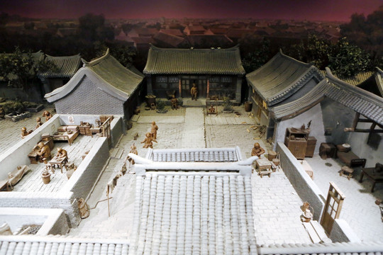 老北京四合院模型