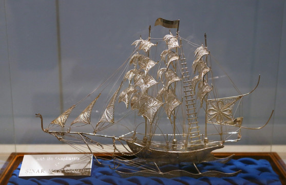 印度尼西亚银船模型