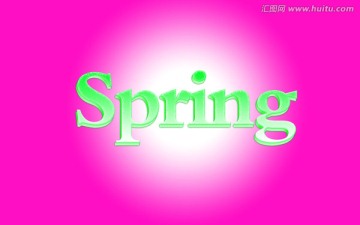 spring字体设计