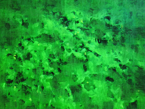 绿色 抽象画