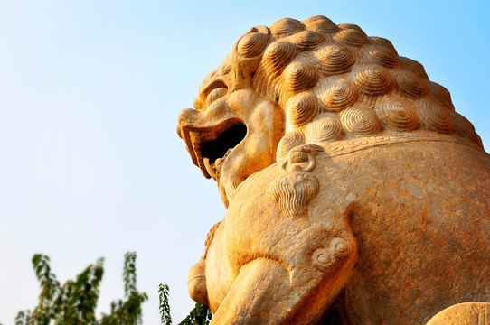 北京正阳门石狮