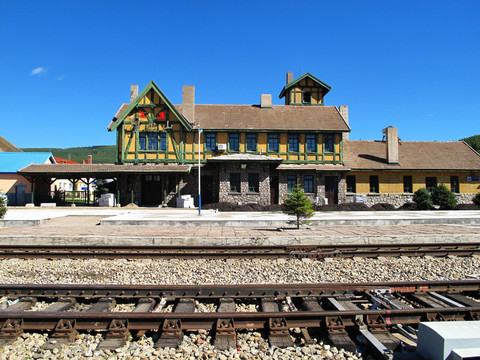 阿尔山火车站建筑