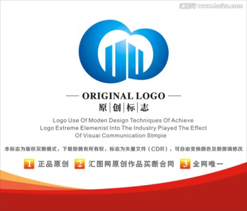 LOGO 标志 GD建筑