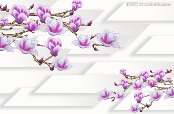 3D壁畫 玉蘭