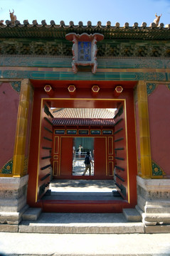 北京故宫景阳门