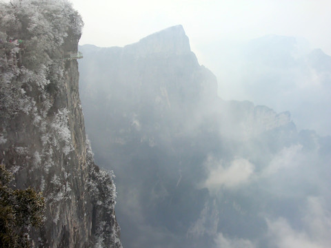 张家界雪景