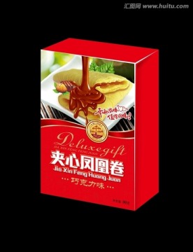夾心鳳凰卷平面圖