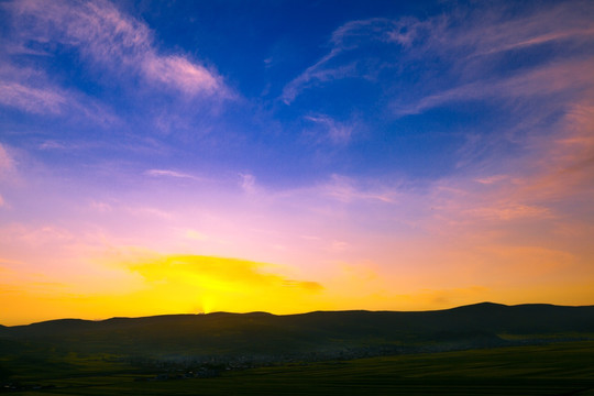 夕阳 晚霞